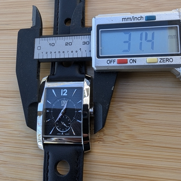 Movado Watch ESQ LEATHER - Picture 10 of 11